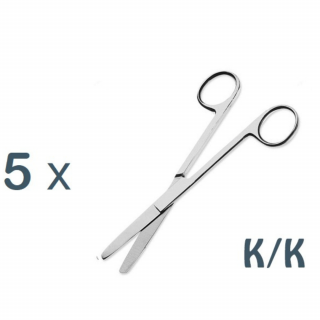 Cerrahi Makas 15 cm Küt Küt 5 Adet
