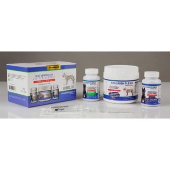 Collagen Flex 3'lü Köpek Gelişim Seti (400gr Eklem Kas desteği içerir.) 5'li Set